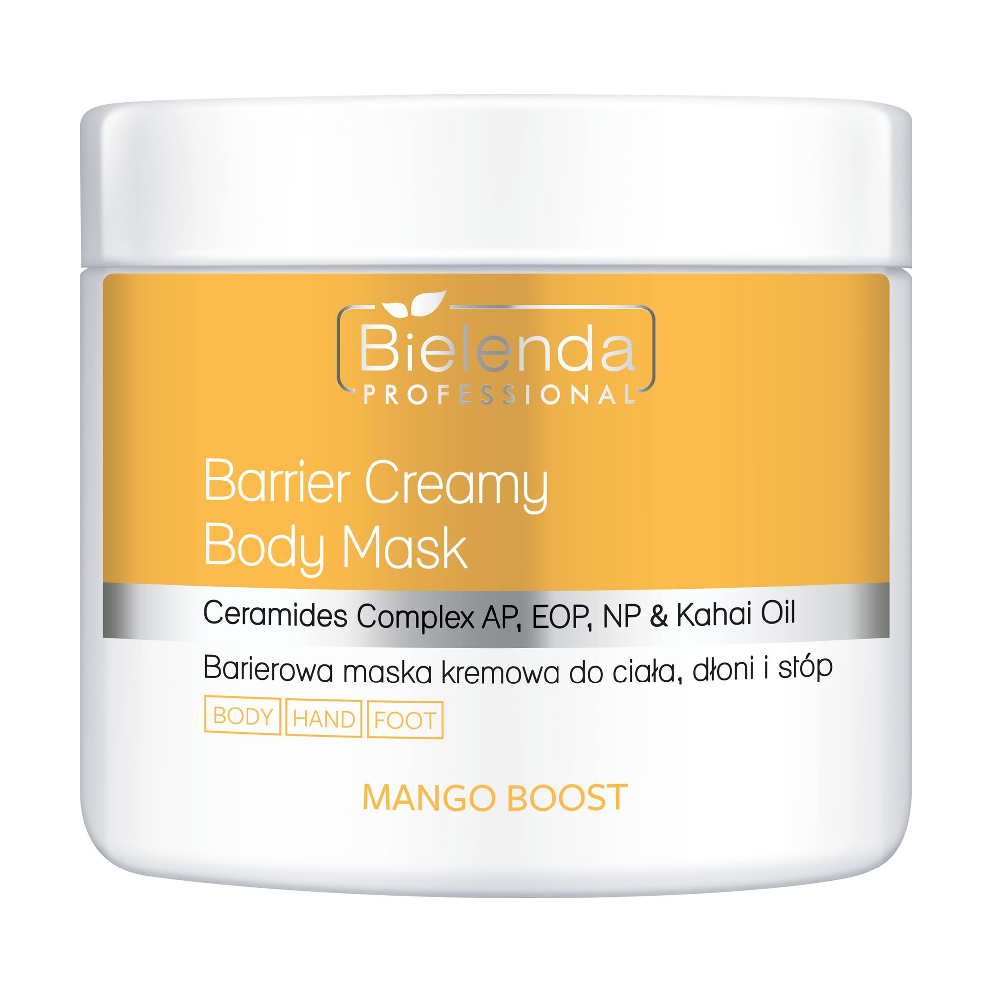 Крем-маска для тіла Bielenda Professional Mango Boost Barrier Creamy Body Mask, 600 г
